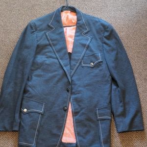 Navy blue sports coat